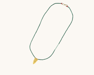 Green Spearhead Necklace