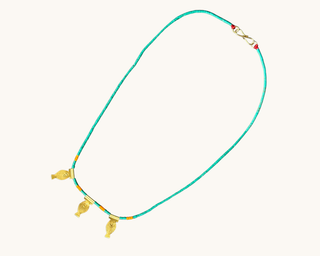 Three Ichthys Necklace